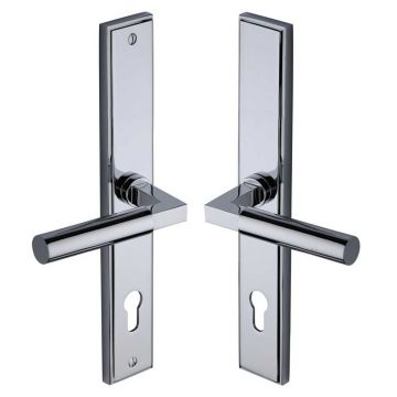 Bauhaus Lever Handle on Back Plate Right Hand 286 mm