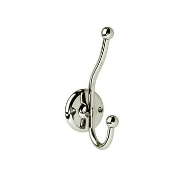 Curzon Robe Hook Polished Nickel Plate