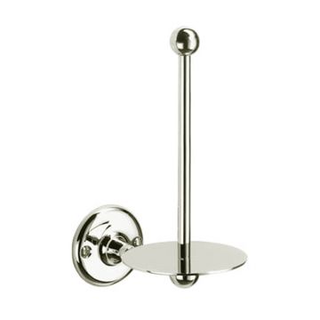 Curzon Spare Toilet Roll Holder Polished Nickel Plate