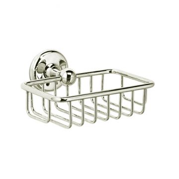 Wire Soap Basket Polished Nickel Plate
