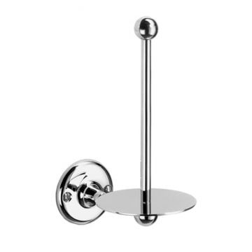 Spare Toilet Paper Holder Polished Chrome Plate