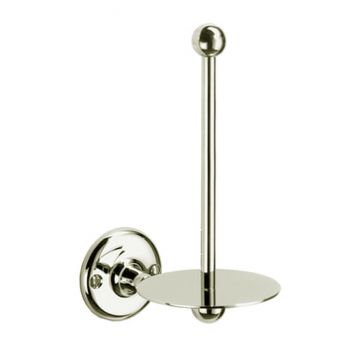 Spare Toilet Paper Holder Polished Nickel Plate
