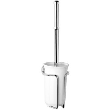 Wall Mounted Toilet Brush Polished Chrome Plate