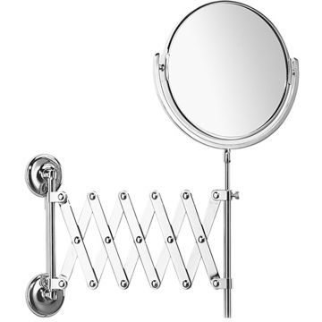 Samuel Heath - Extendable Shaving Mirror Novis Reversible Polished Chrome Plate