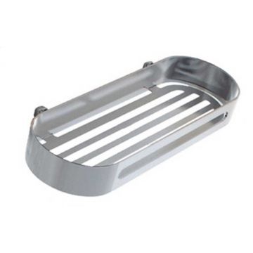 Single Stainless Steel Basket 215 x 40 x 110 mm Polished Stainless Steel