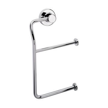 Tecno Double Toilet Roll Holder Polished Chrome Plate