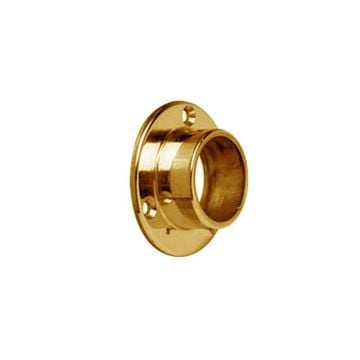 Quality Rod Socket 19 mm  Polished Brass Unlacquered