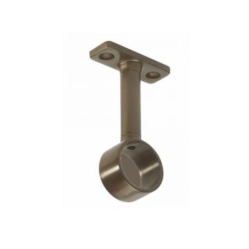 Quality Concealed End Bracket 51 x 25 mm Imitation Bronze Unlacquered