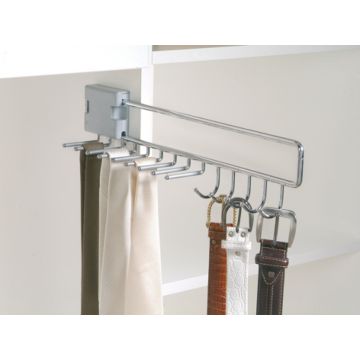 Pull-Out Tie and Belt Rack 455 mm Standard finish