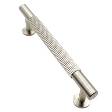 Lines Cabinet Pull Handle 158 mm Satin Nickel Plate