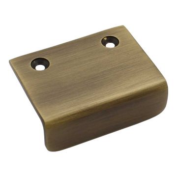Cabinet and Drawer Finger Pull 50 mm-Antique Brass Lacquered