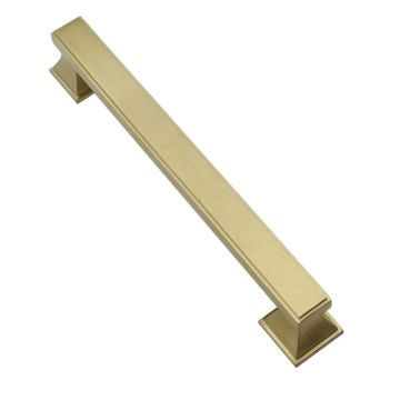 Dunmore Pull Handle 125 mm Satin Brass Physical Vapour Deposition