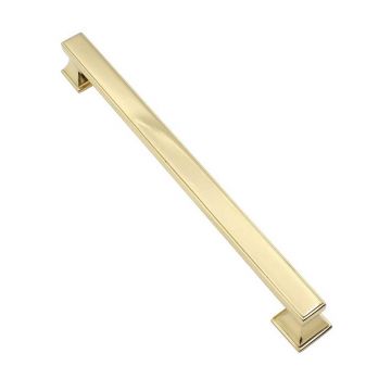 Dunmore Pull Handle 176 mm Polished Brass Unlacquered