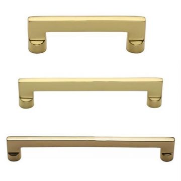 Apollo Cabinet Pull 115 mm Polished Brass Lacquered