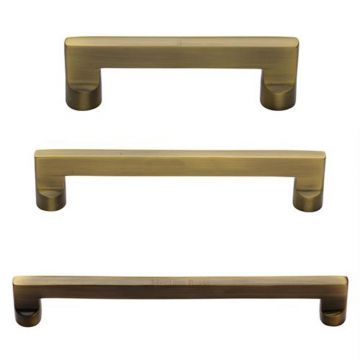 Apollo Cabinet Pull 115 mm Brushed Antique Brass Lacquered