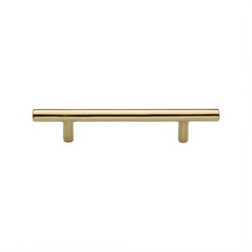 T Bar Cabinet Pull 165 mm Polished Brass