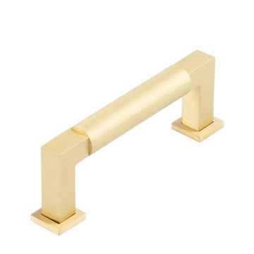 Thornton Cabinet Pull Handle 113 mm Satin Brass Lacquered
