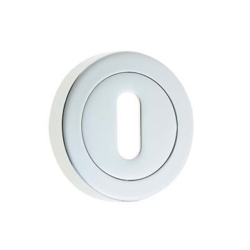 Keyhole Profile Escutcheon Polished Chrome Plate
