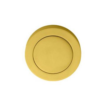 Blank Escutcheon Square Edge Rose Polished Brass Lacquered