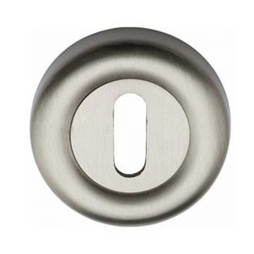 Keyhole Profile Escutcheon 53 mm Satin Nickel Plate