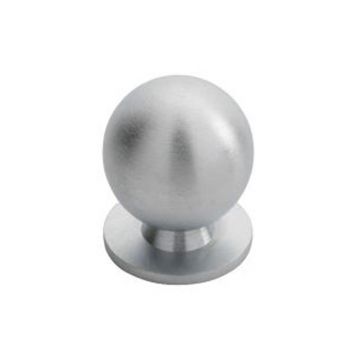 Ball Cupboard Knob 25 mm Satin Chrome Plate