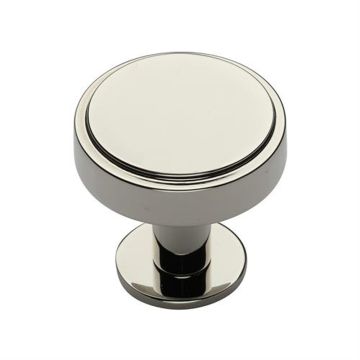 Stepped Disc Cupboard 32 mm Polished Nickel Plate