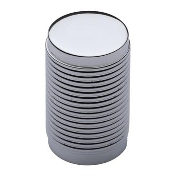 Ribbed Cupboard 21 mm Polished Chrome Plate
