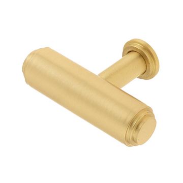 Belgrave T bar Handle 60 mm Satin Brass Lacquered