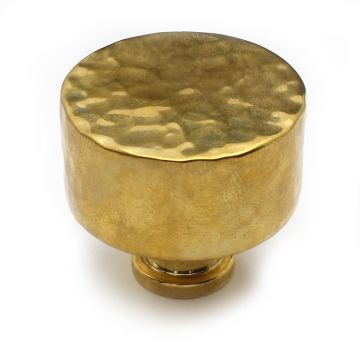 Rosa Cupboard Knob 30 mm Satin Brass Unlacquered