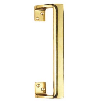 Pull Handle 228 mm Polished Brass Lacquered