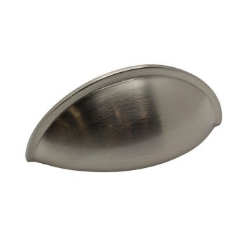 Cup Drawer Pull Polished Brass Lacquered