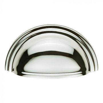 Criterion Cup Drawer Pull 92 mm (Polished Nickel Plate)