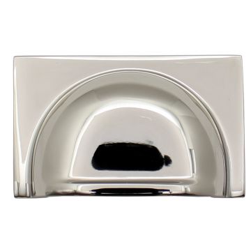 Arterberry Cup Drawer Pull 64 mm Polished Nickel Plate