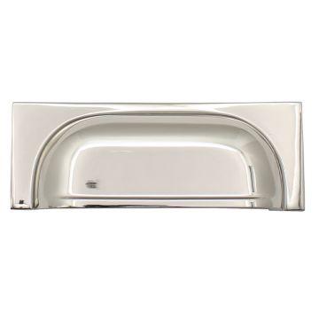 Arterberry Cup Drawer Pull 108 mm Polished Nickel