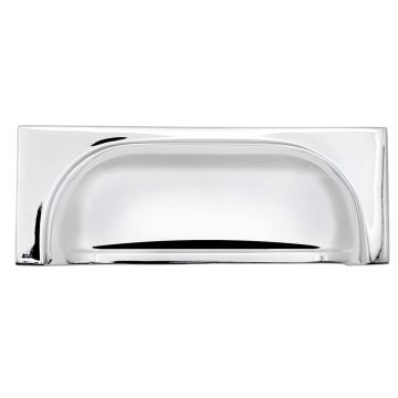 Arterberry Cup Drawer Pull 108 mm Polished Chrome