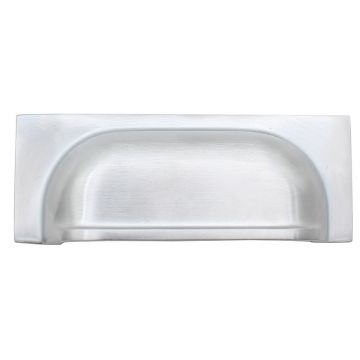 Arterberry Cup Drawer Pull 108 mm Satin Chrome