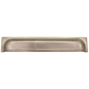Arterberry Cup Drawer Pull 230 mm230 mm Antique Brass Unlacquered