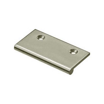 Round Lip Edge Pull Handle 38 x 75 mm (Satin Nickel Plate)