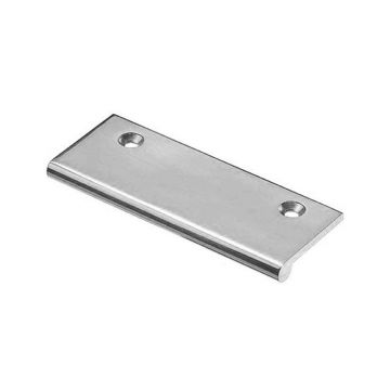 Round Lip Edge Pull Handle 38 x 100 mm (Satin Chrome Plate)