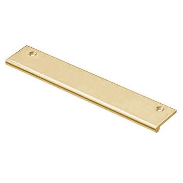 Round Lip Edge Pull Handle 38 x 200 mm (Satin Brass Lacquered)