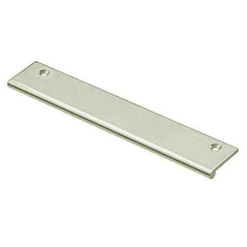 Round Lip Edge Pull Handle 38 x 200 mm (Satin Nickel Plate)