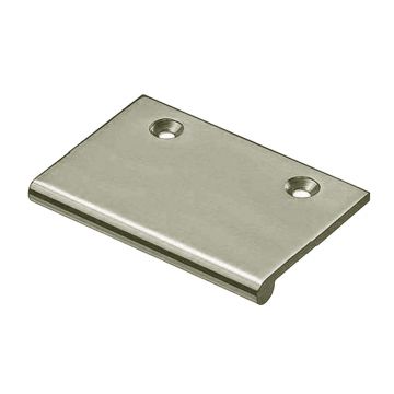 Round Lip Edge Pull Handle 68 x 75 mm (Satin Nickel Plate)