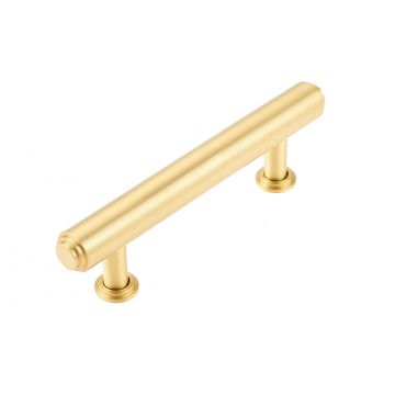 Courthope Cabinet Pull Handle 145 mm  Satin Brass Lacquered