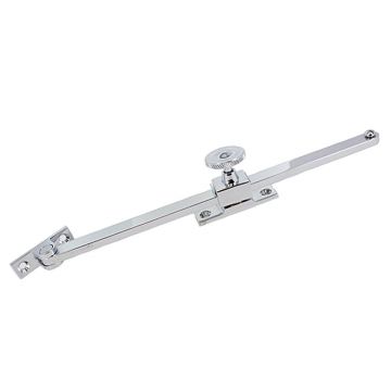 Outward Opening Sliding Window Stay 254 mm Polished Chrome Plate