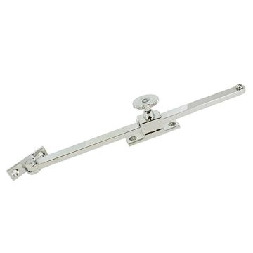 Outward Opening Sliding Window Stay 254 mm Polished Nickel Plate