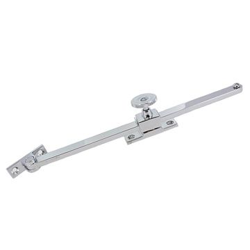 Outward Opening Sliding Window Stay 254 mm Satin Chrome Plate