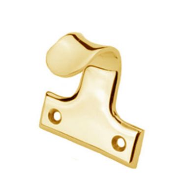 Cast Sash Window Lift 64 mm Polished Brass Lacquered