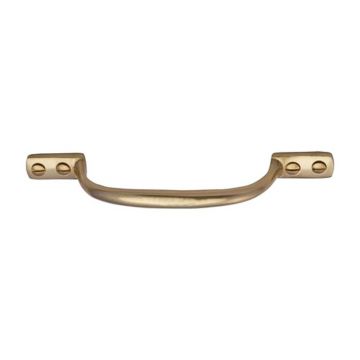 Sash Window Pull Handle 152 mm Polished Brass Lacquered