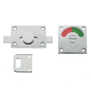 Privacy Slide Bolt with Emergency Indicator Release