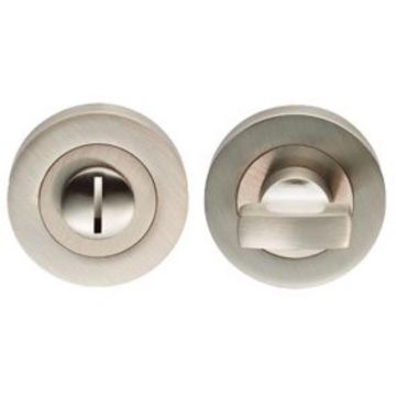Criterion WC Privacy Turn with Emergency Release Satin Nickel Plate